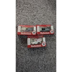 Budweiser 1979 Lledo Days Gone Complete Set of 3 Vintage Die Cast Metal Trucks